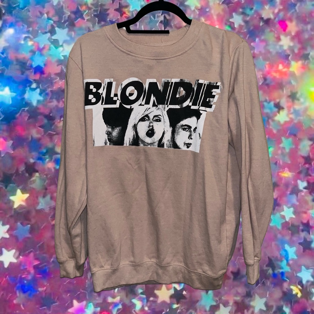 Blondie blush pink crewneck sweatshirt